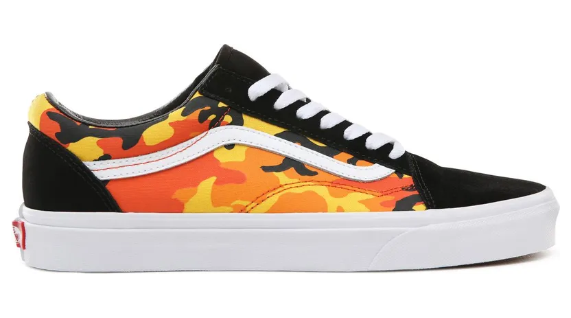 Vans Old Skool ‘Pop Camo’ Black/Spicy Orange (VN0A38G1RK3)