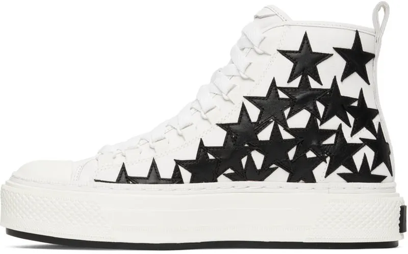 AMIRI White Stars Court High-Top (PF22MFS011-111)