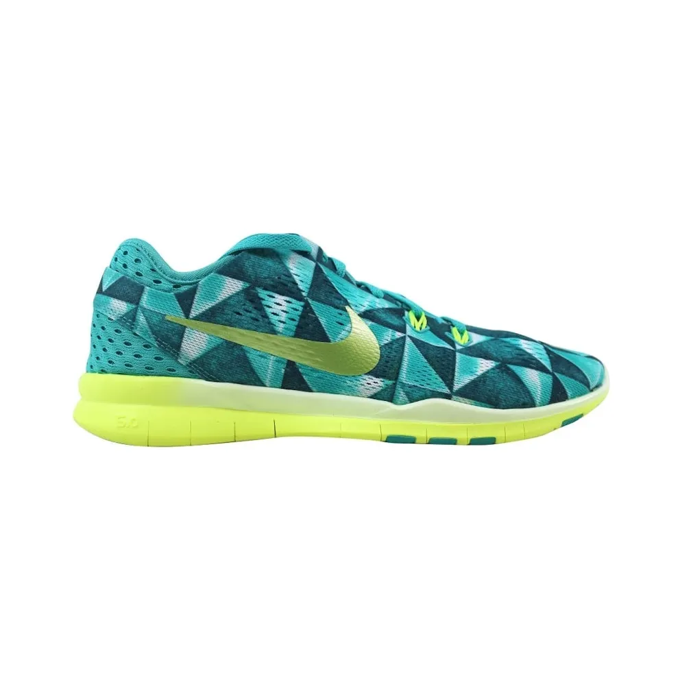Nike Free 5.0 TR Fit 5 PRT Light Retro/Volt-Artisan Teal-White (W)