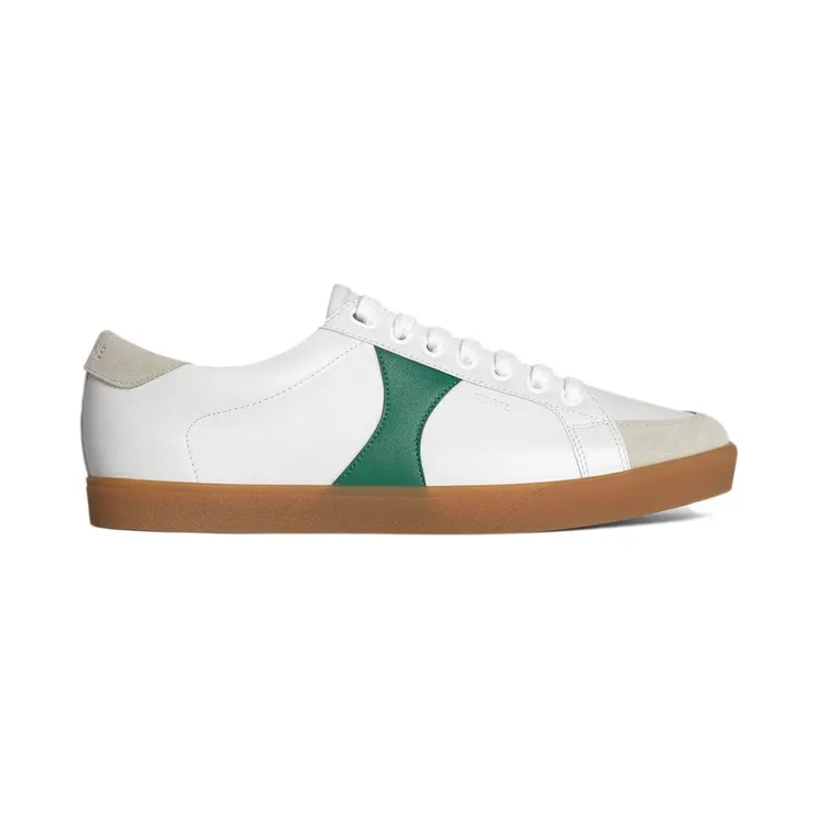Celine Triomphe Lace-Up White Geeen (337993416C.01WE)