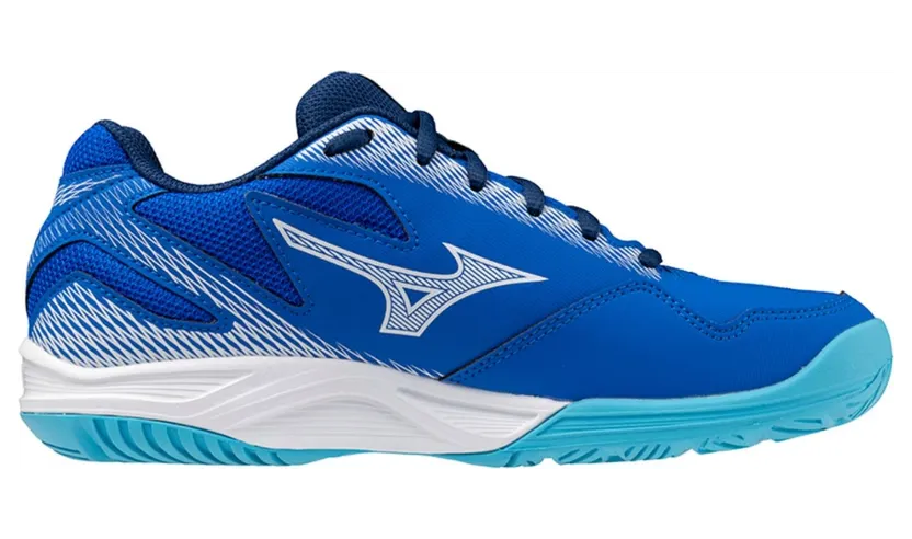 Mizuno Stealth Star 2 Junior Kinder Volleyballschuhe, weiß, Größe 34 ½ (X1GC2307)