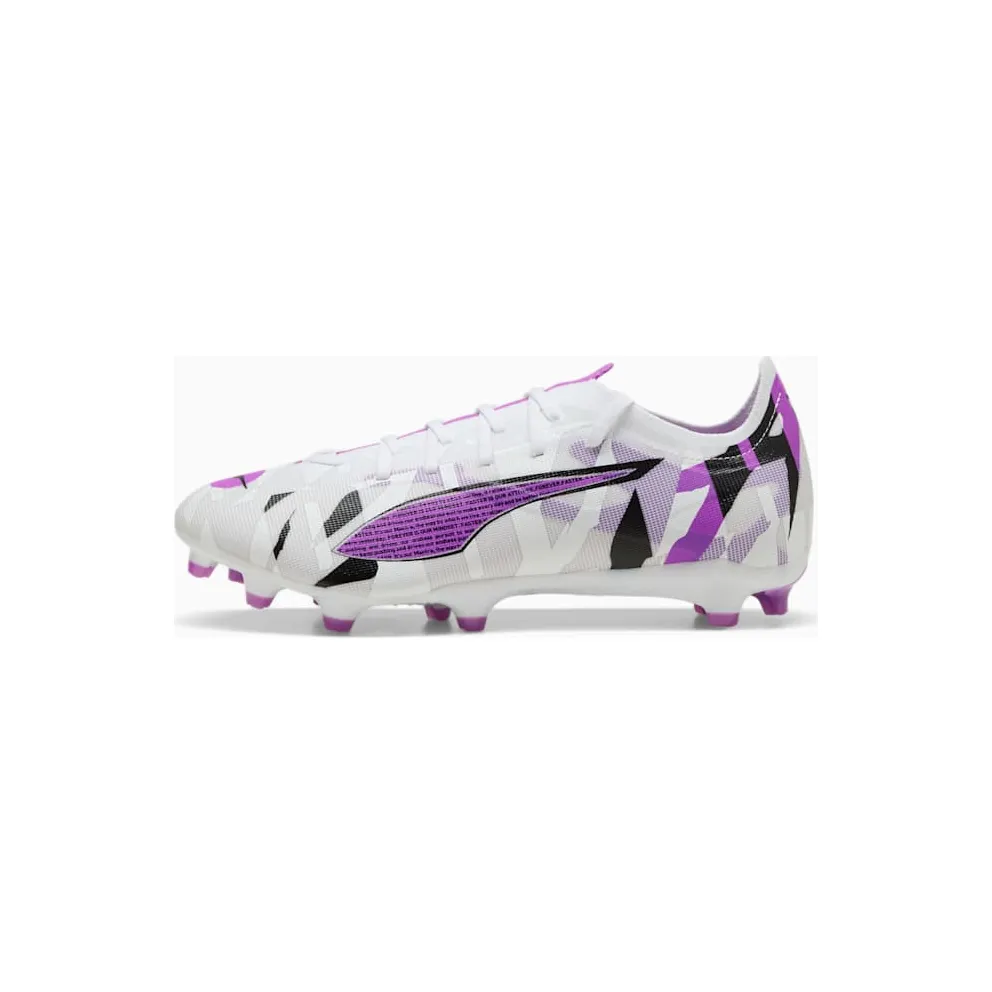 Puma Ultra 5 Match Forever FG/AG White Pure Magenta Feather Gray Black (108412 01)