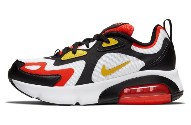 Air Max 200 Black Bright Crimson (GS)