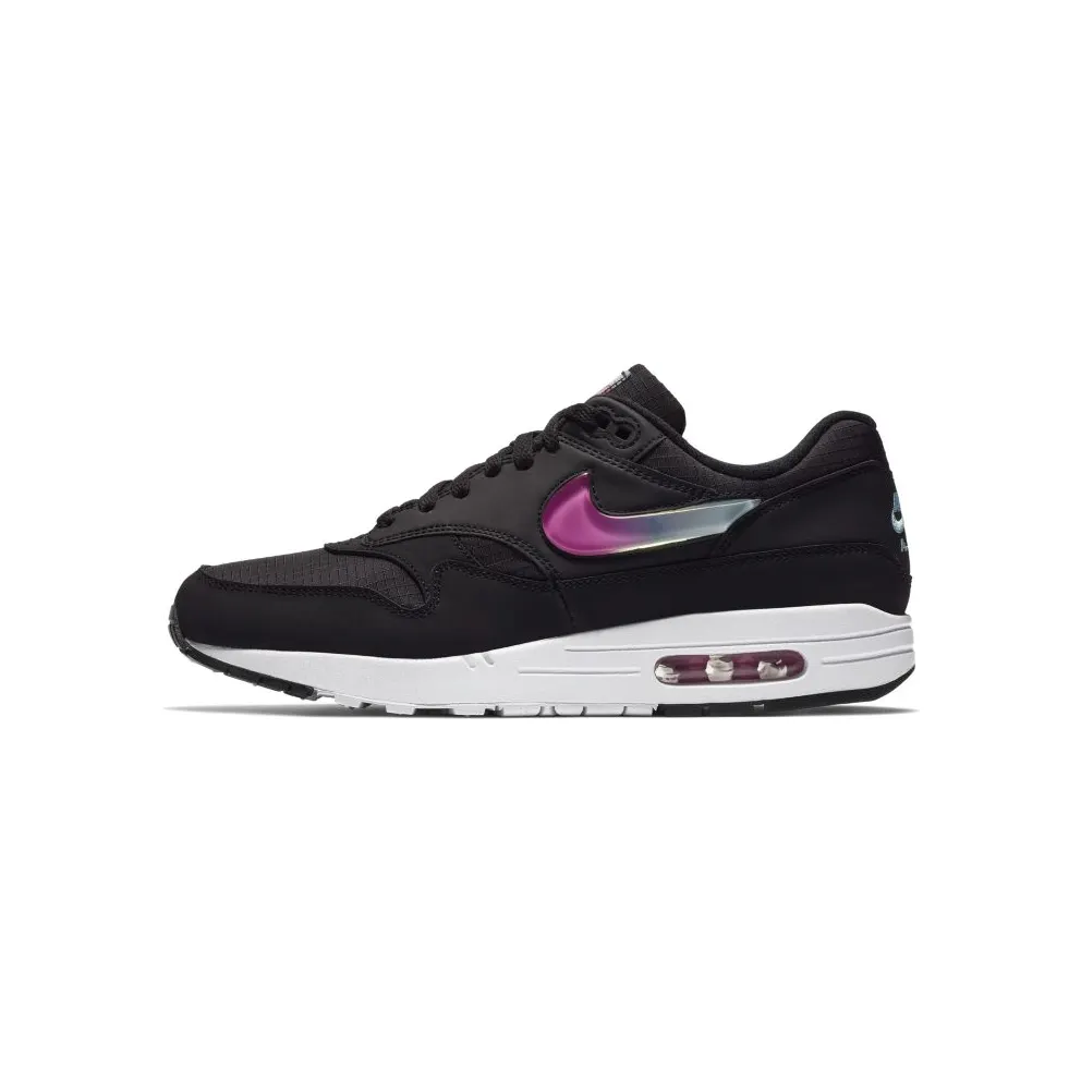 Nike Air Max 1 Jelly Jewel Black Black/Active Fuchsia-Blue Gaze (AO1021-003)