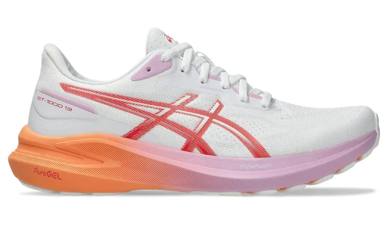 ASICS GT-1000 13 White Coral Reef (1012B663-101)