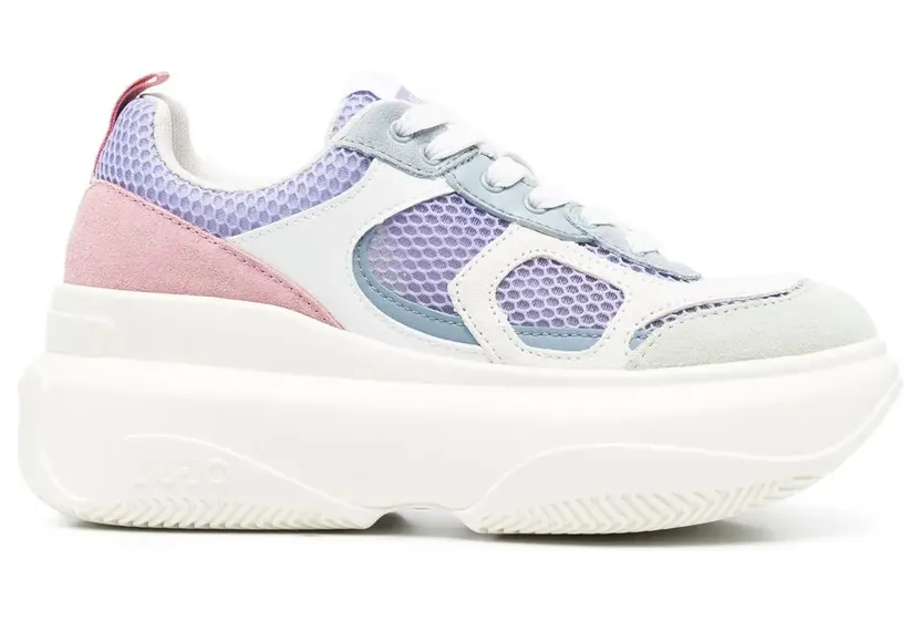 LIU JO Sneakers met plateauzool – Paars (BA3069PX027)