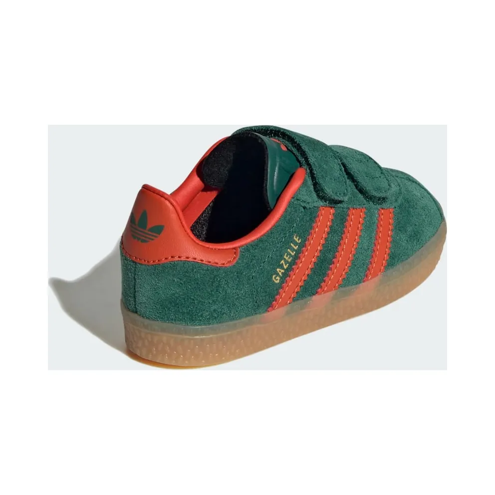 adidas Gazelle Comfort Closure Kids Collegiate Green / Preloved Red / Gum (IE8706)