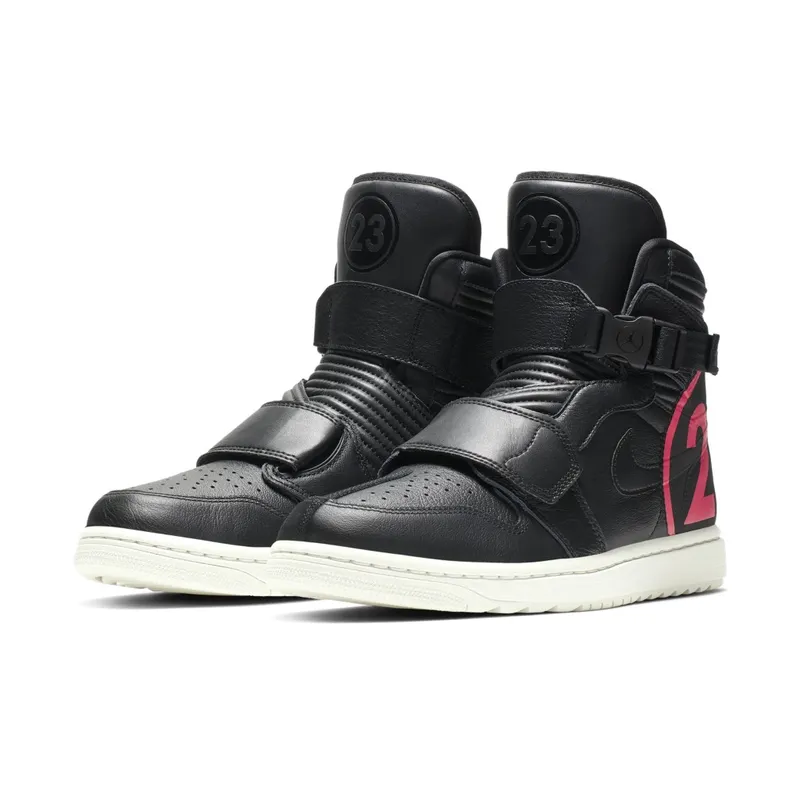 Jordan 1 Moto Black Infrared 23 Black/Light Bone-Infrared 23 (AT3146-006)