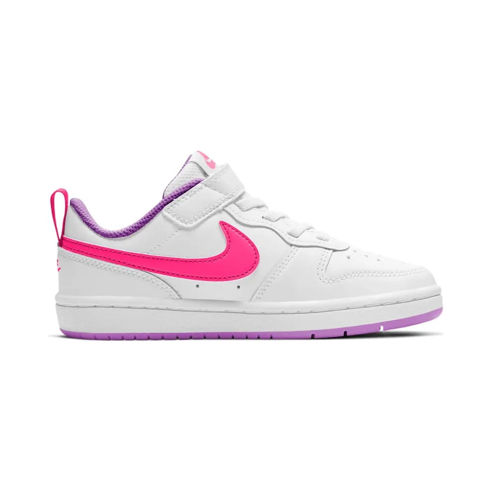 Nike Court Borough Low 2 White Fuchsia Glow (BQ5451-111)