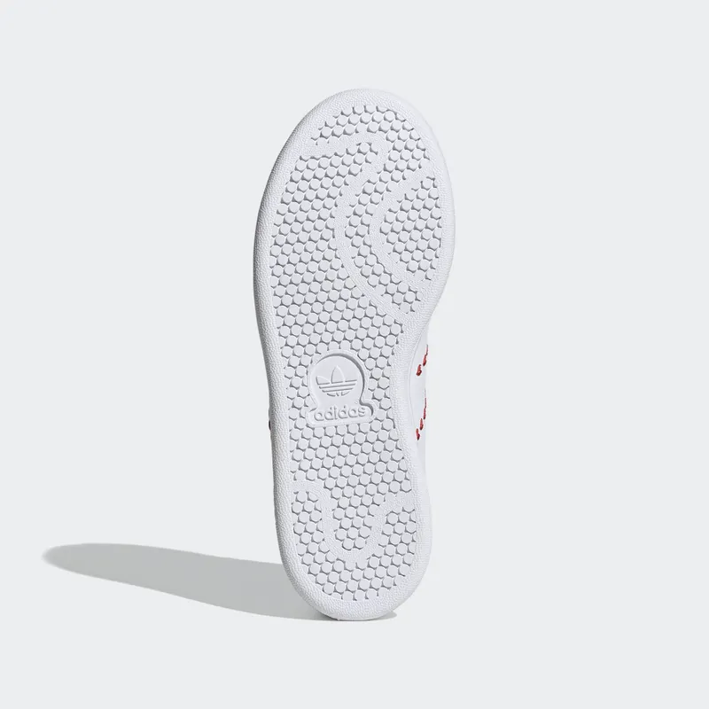 adidas Stan Smith Cloud White Lush Red (GS) Cloud White/Cloud White/Lush Red (EG6495)