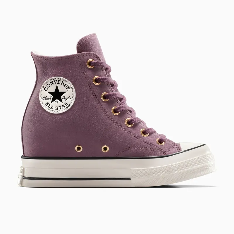 Converse Chuck 70 Wedge Platform Suede Trail Mixed/Egret/Black (A13834C)