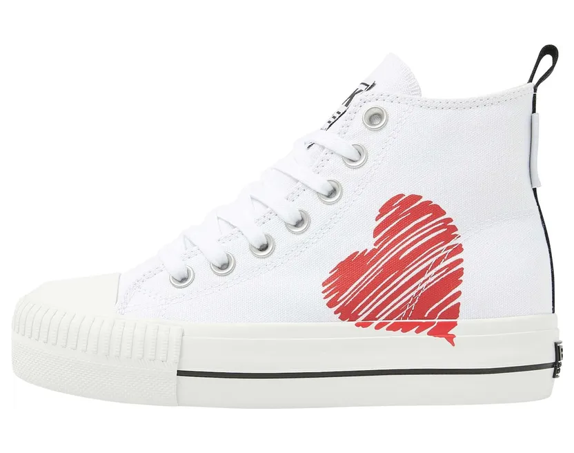 british knights sneaker Rood / Zwart / Wit (B53-3723-01)