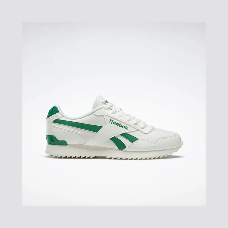 Reebok Royal Glide Ripple Clip Schoenen Chalk / Goal Green / Chalk