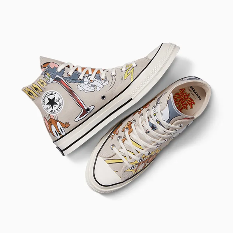 Converse x Tom and Jerry Chuck 70 Grey/Egret/Black (A15111C)
