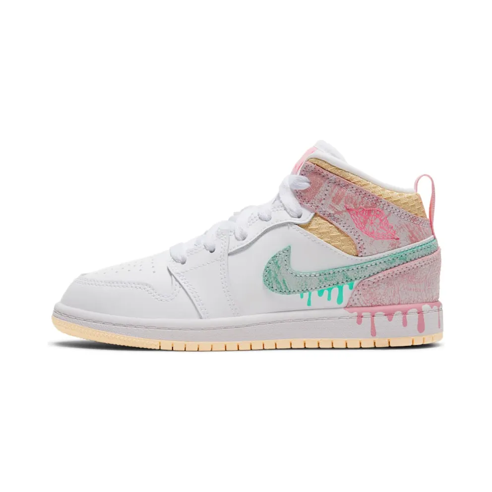 Jordan 1 Mid Paint Drip (PS)