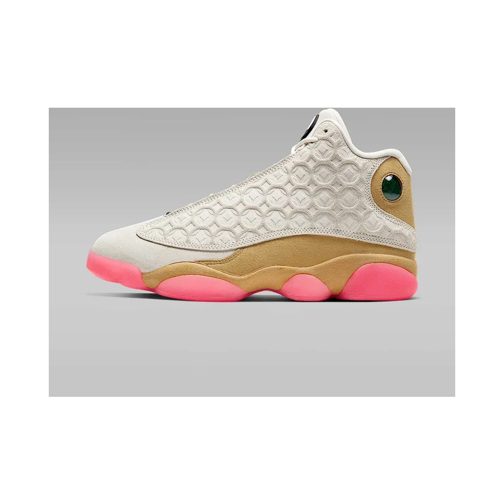 Jordan 13 Retro Chinese New Year (2020) Pale Ivory/Black-Digital Pink-Club Gold (CW4409-100)
