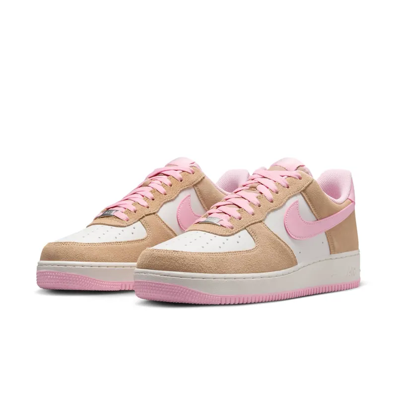 Nike Air Force 1 ’07 LV8 “Rattan Phantom / Medium Soft Pink” (FQ8714-202)