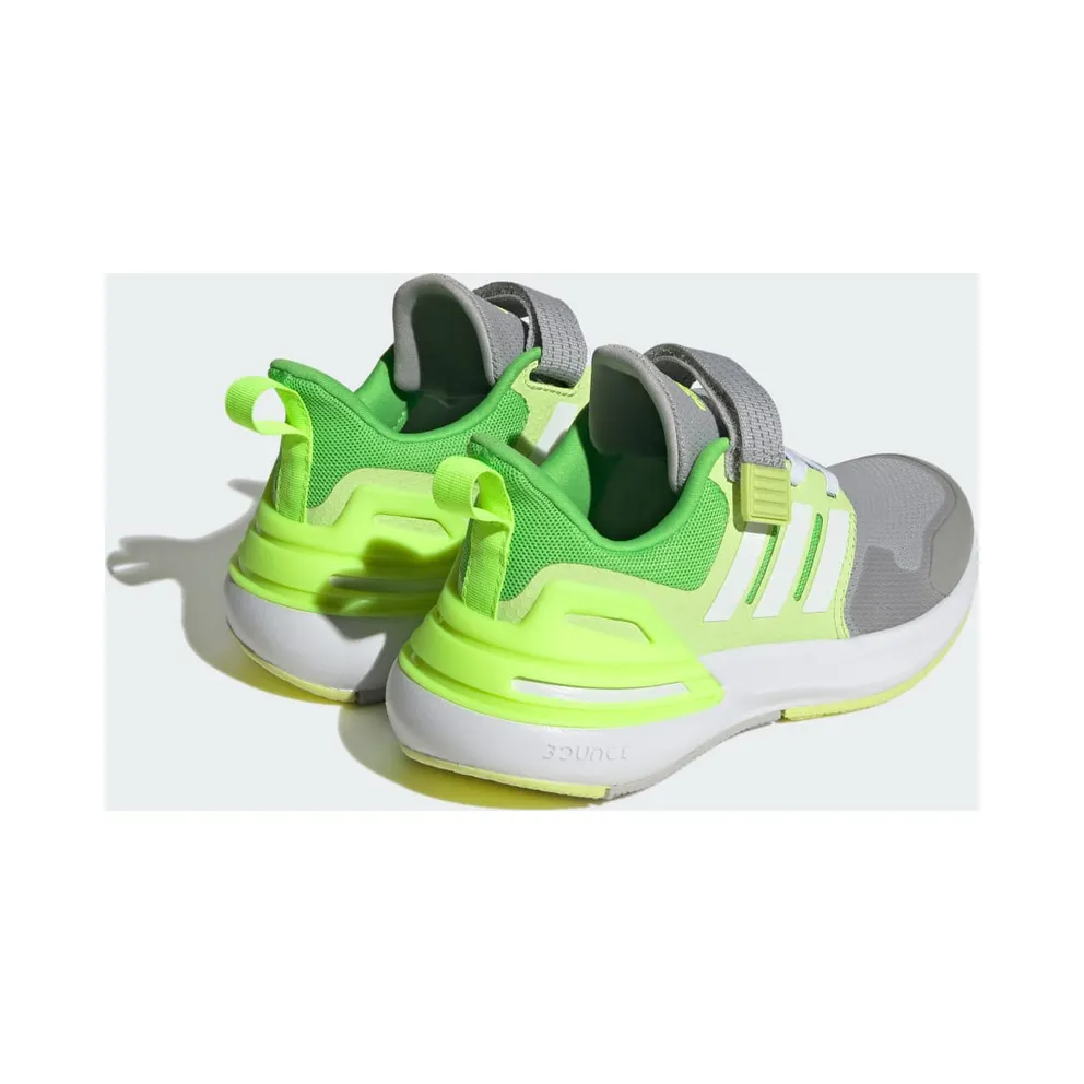 Adidas RapidaSport Bounce Elastic Lace Top Strap Grey Two / Cloud White / Pulse Lime (ID2383)