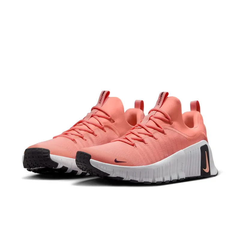 Nike Free Metcon 6 “Apricot Agate White Black” (FJ7127-800)