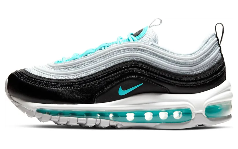 Nike Air Max 97 Platinum Black Aurora Green (W)
