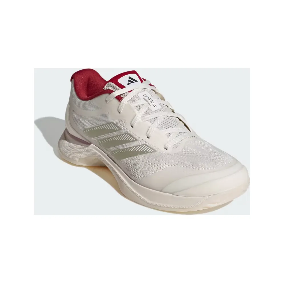 adidas Avacourt 3 Chalk Ice Gold Metallic Red (JS2560)