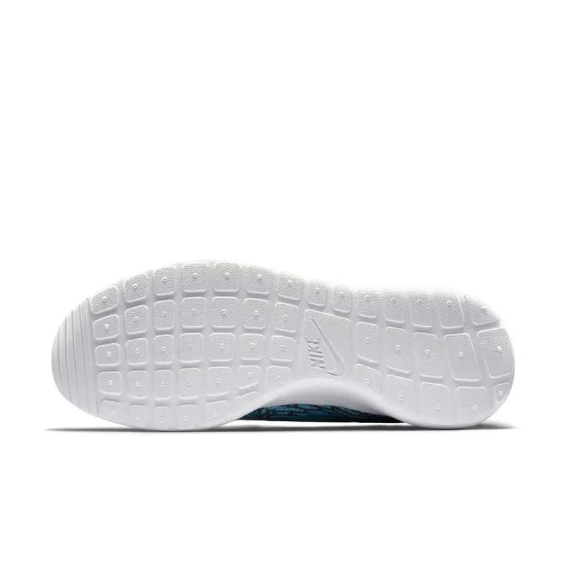 Nike Roshe Run Flyknit Clearwater (W) Dark Grey/Clearwater-Blue Lagoon-White (704927-003)