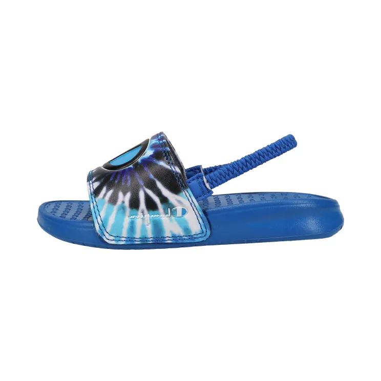 Champion Super Slides Tie Dye TD “Blue / Black / Multicolor” (CP101194T)