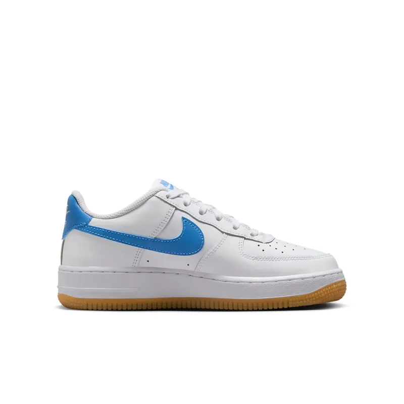 Nike Air Force 1 Low White Gum Light Brown Blue Beyond (FV5948-115)