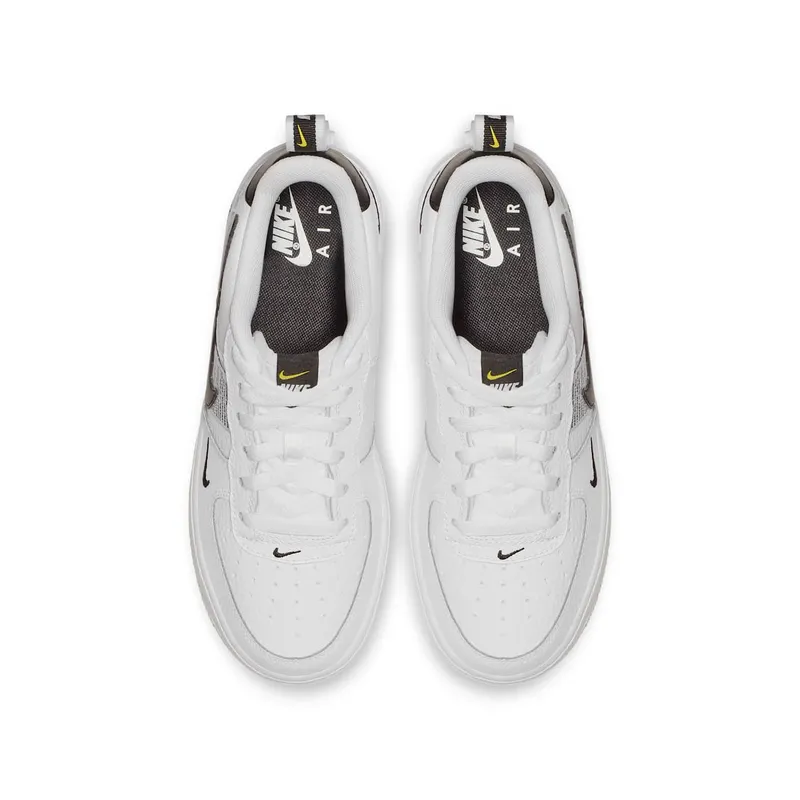 Nike Air Force 1 Low Utility White Black (GS) White/White-Black-Tour Yellow (AR1708-100)