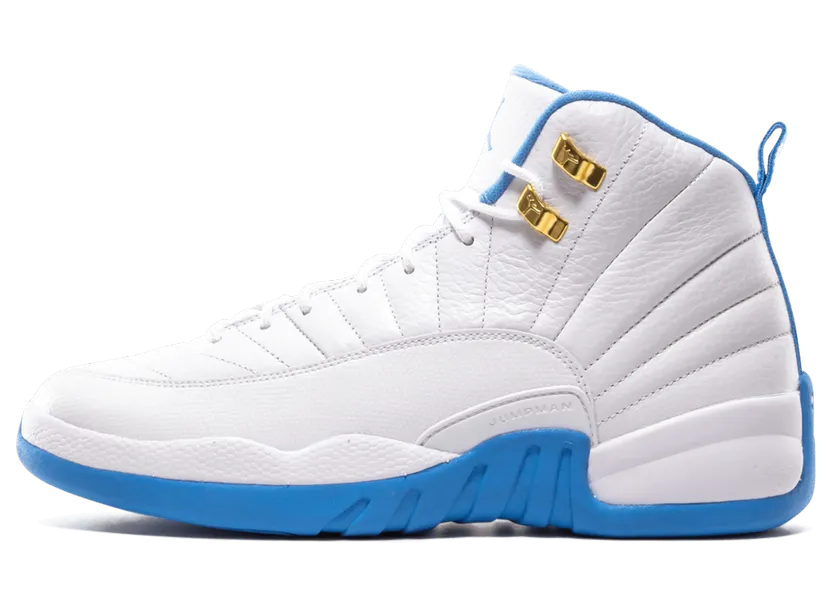 Air Jordan 12 Retro BG White University Blue (510815-127)