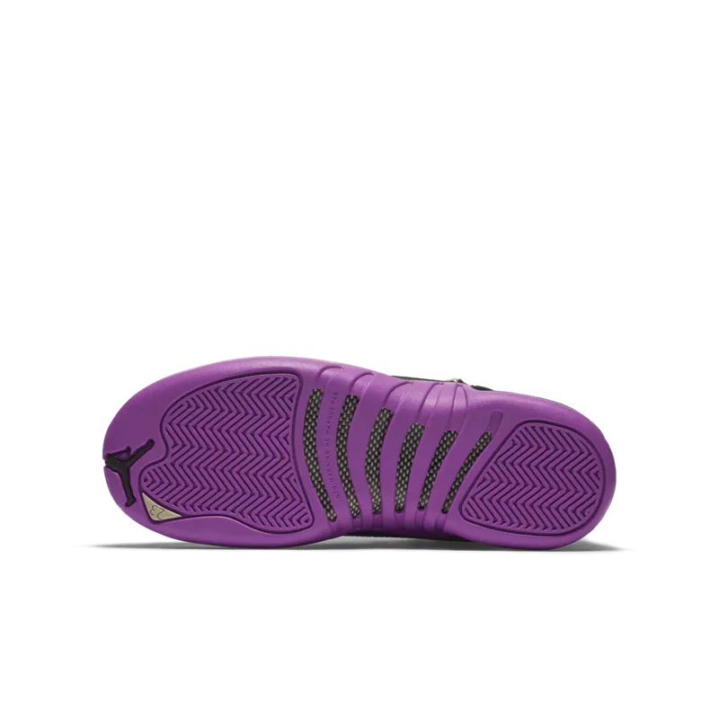 Jordan 12 Retro Hyper Violet (GS) Black/Metallic Gold Star-Hyper Violet (510815-018)