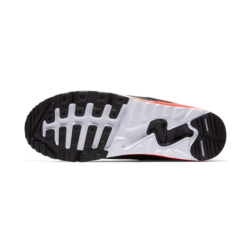 Nike Air Max 90 EZ Wolf Grey Bright Crimson Wolf Grey/Cool Grey-Black-Bright Crimson-White (AO1745-002)