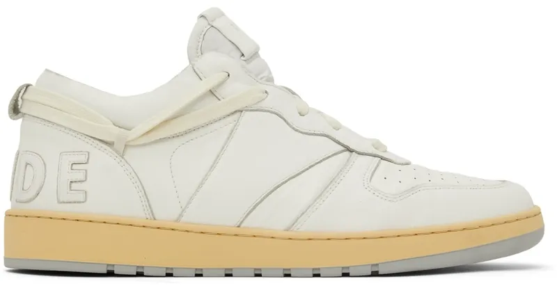 Rhude SSENSE Exclusive White Rhecess Low (RHSS22FO23178377)
