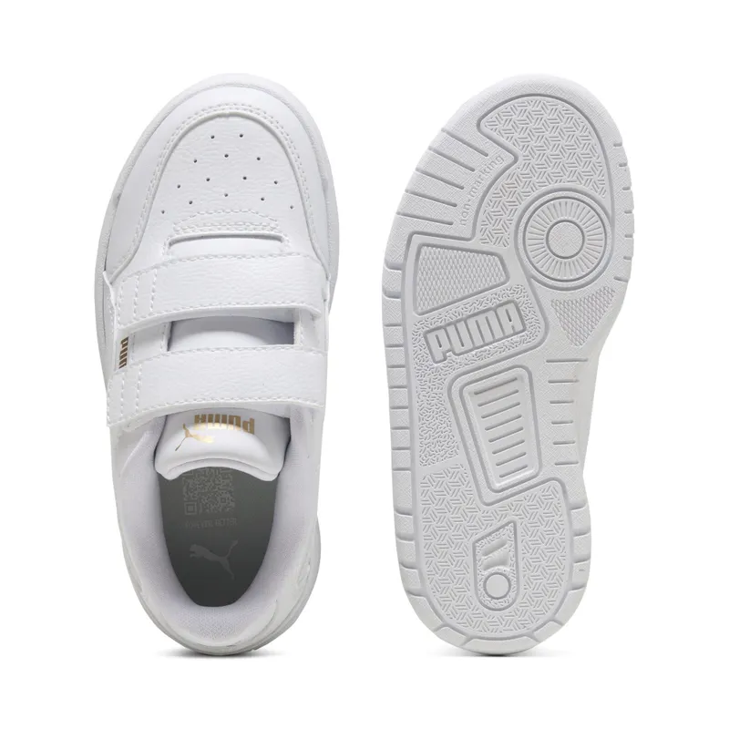 Puma Shuffle Downtown “Puma White / Puma White / Puma Gold” (403740_01)