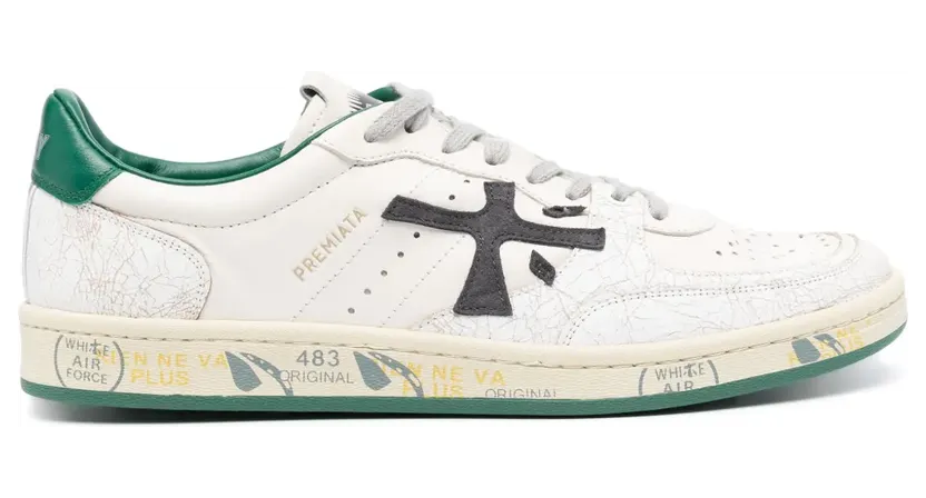 Premiata Clay low-top leren “White” (BSKTCLAY6778)