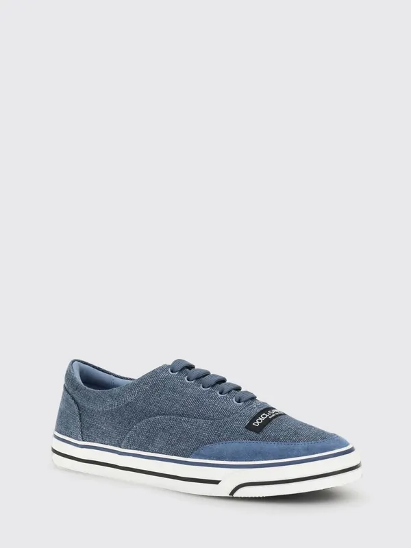 Dolce & Gabbana DG Sailing In Linen Blend Canvas Gnawed Blue (CS2399A03328S980)