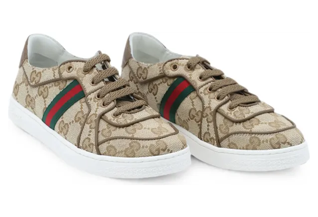 Gucci GG Supreme Web-stripe “Neutrals/Brown” (873450 FAF5F 9644)