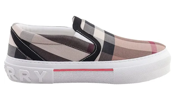 Burberry Exaggerared Check Slip On Birch Brown (80567621)