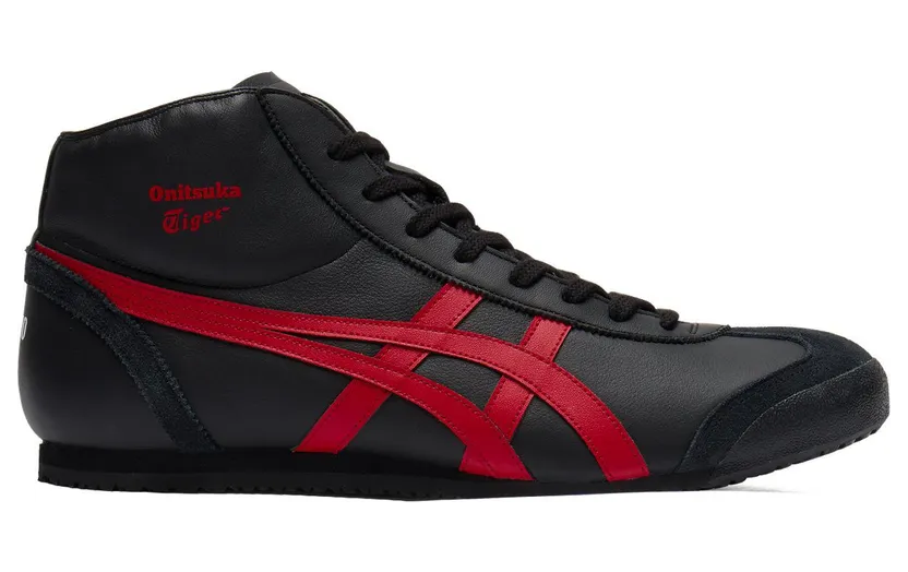 Onitsuka Tiger Mexico Mid Runner Black Classic Red (1183B577-001)