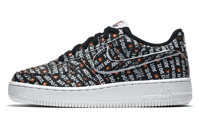 Nike Air Force 1 Low Just Do It Pack Black (GS)