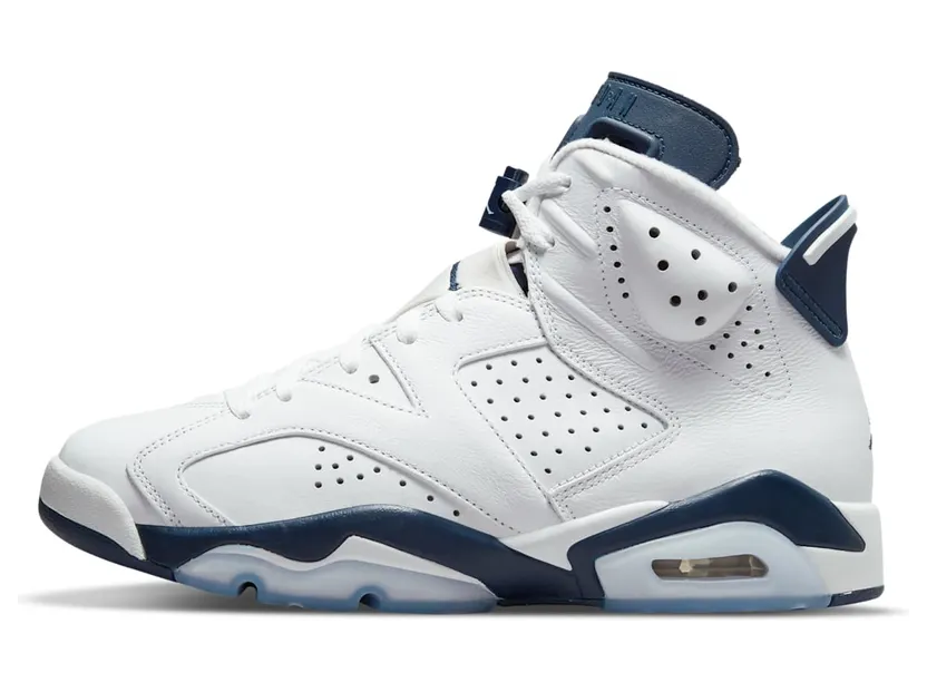 Jordan 6 Retro Midnight Navy (2022) – “White / Midnight Navy” (CT8529-141)