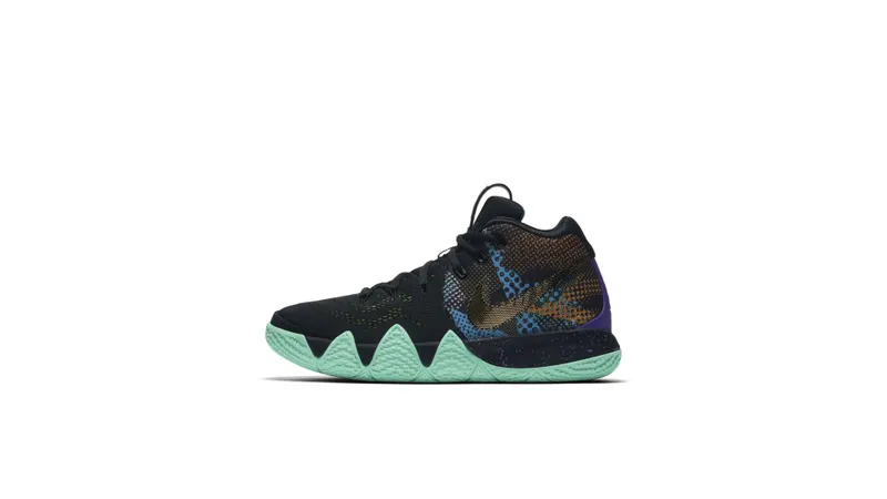 Nike Kyrie 4 Mamba Mentality (GS) Black/Sonic Yellow-Purple Venom (AV3597-001)