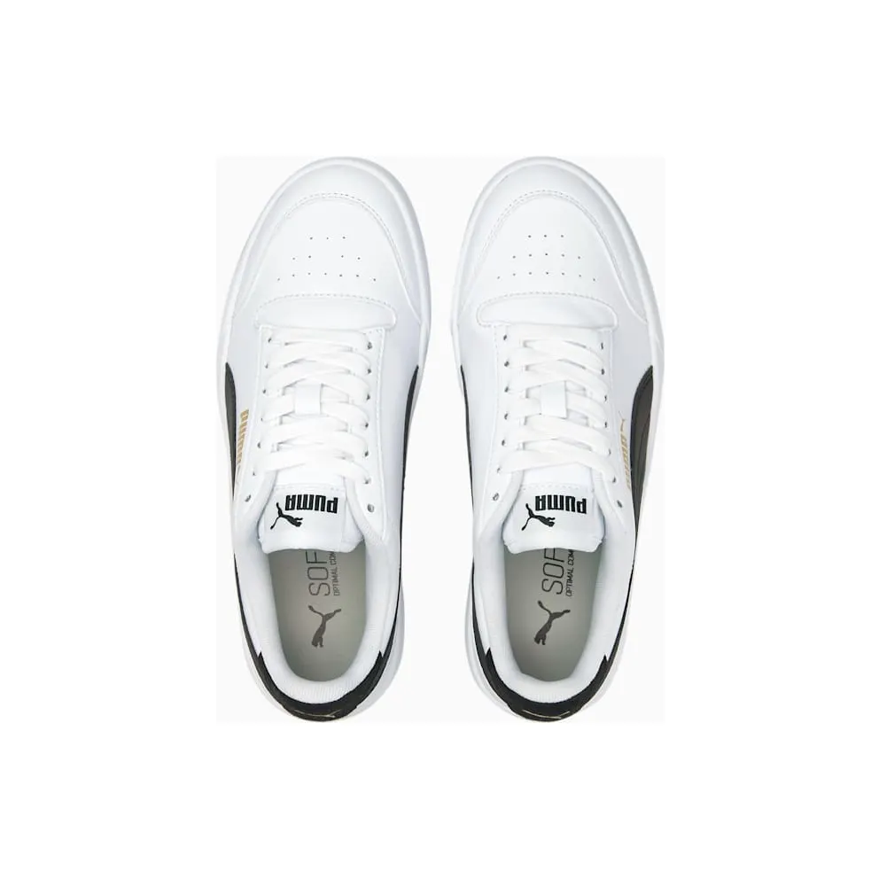 PUMA Shuffle Youth White/Black/Gold (375688-02)