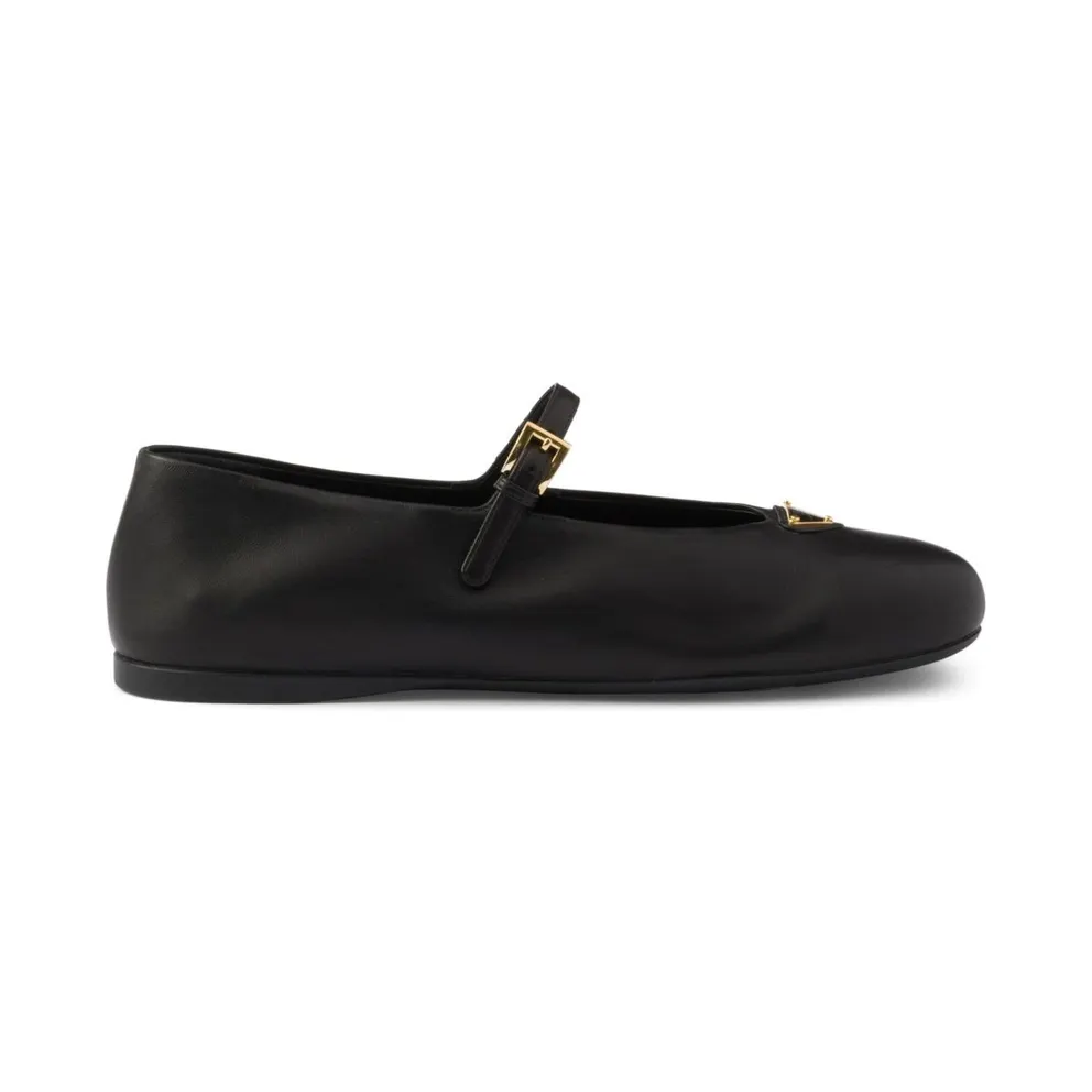 Prada Suede Leather Ballets 1F793N038F0002