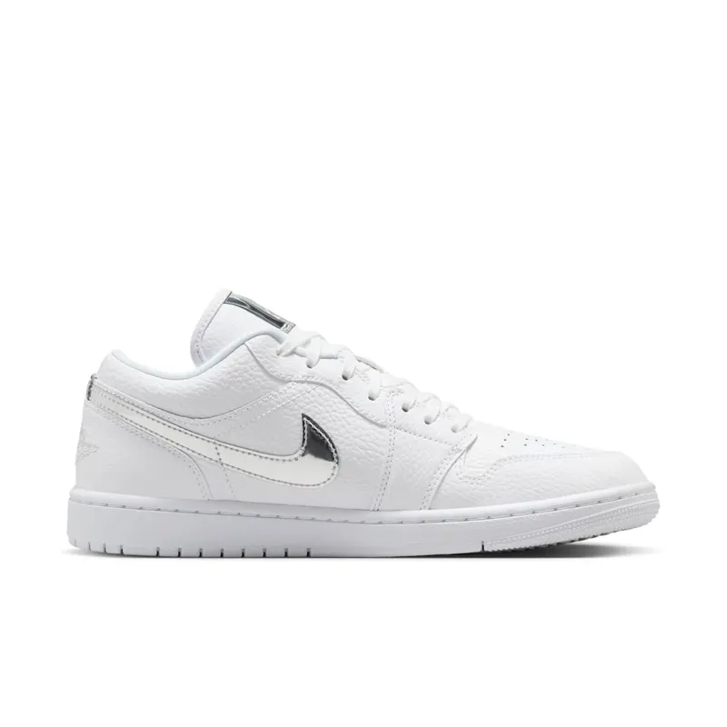 Air Jordan 1 Low SE “White Metallic Silver'” (IQ9381-100)