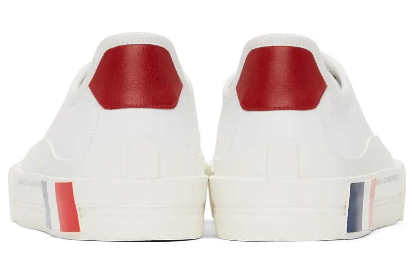 Moncler White Glissiere Sneakers (4M738 – 40 – 07504) (4)