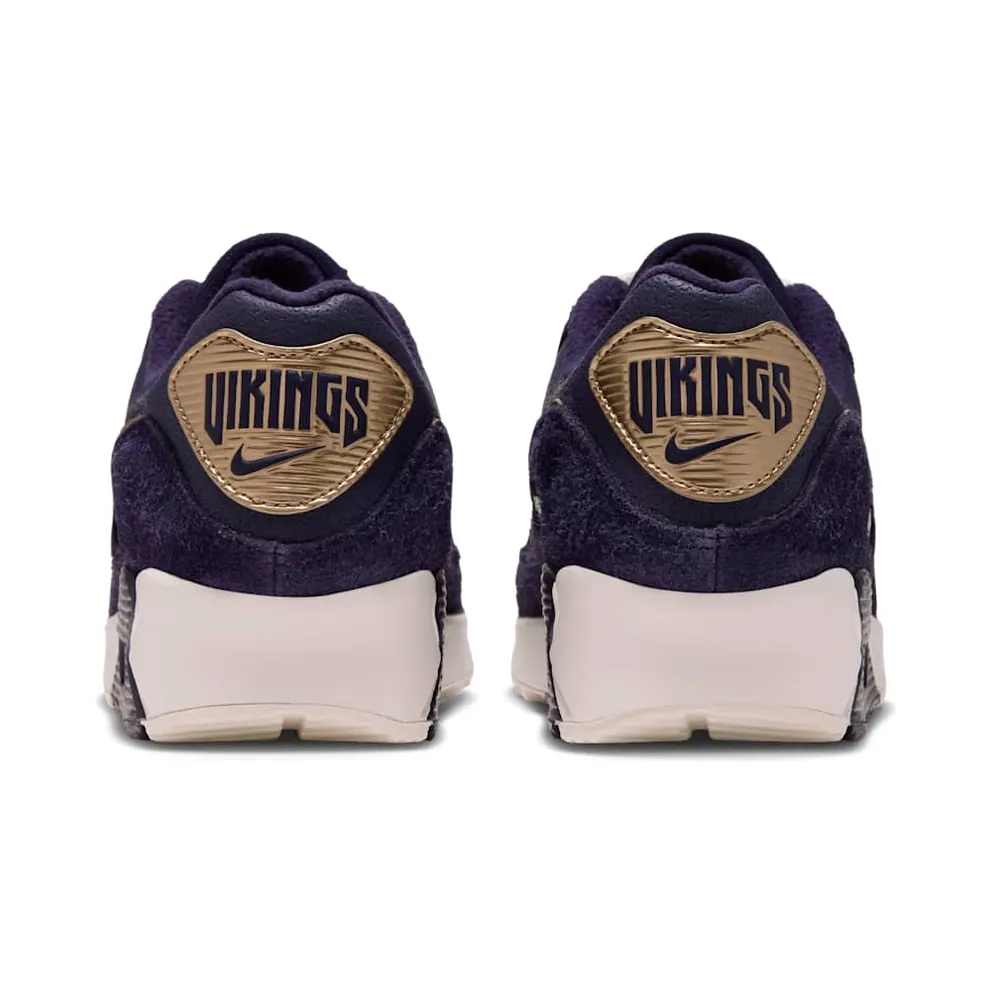 NFL x Nike Air Max 90 – Minnesota Vikings – “Purple Dynasty / Metallic Gold / Pale Ivory” (IW1140-500)