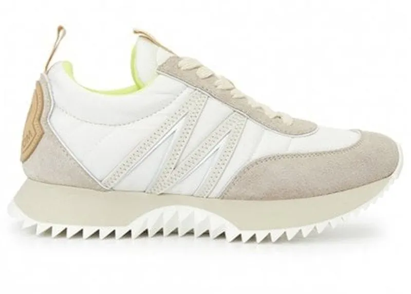 Moncler Pacey Suede Sneaker Beige White (4M00140-M4156-041)