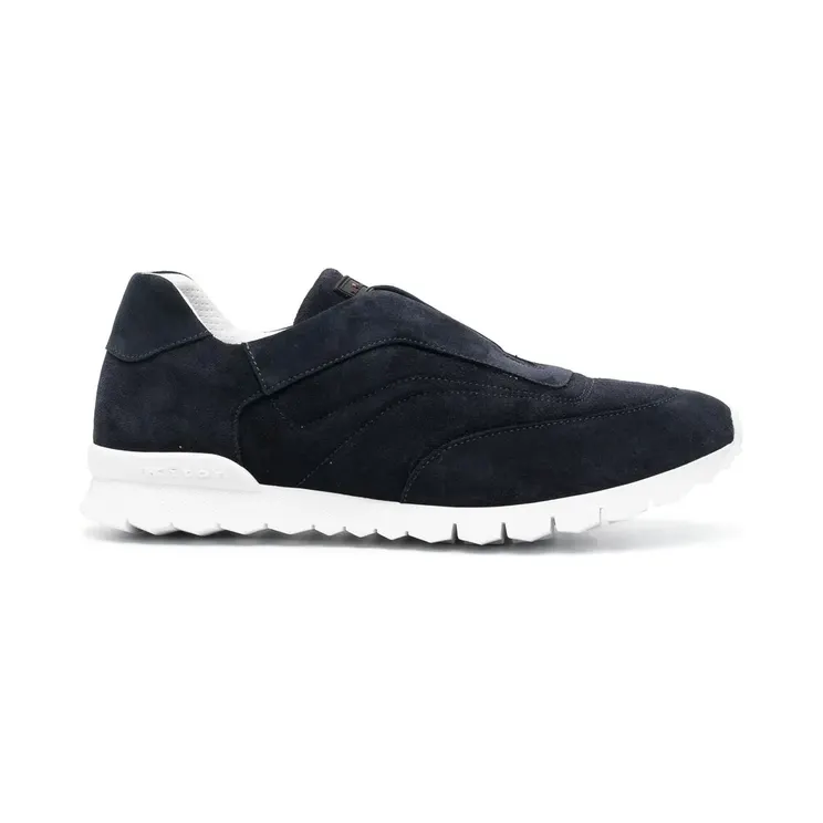 Kiton Klassische Slip-On-Sneakers “Blue” (USSFREWN0068908005)