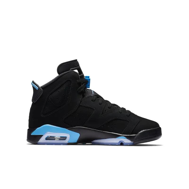 Jordan 6 Retro UNC (GS) Black/University Blue (384665-006)